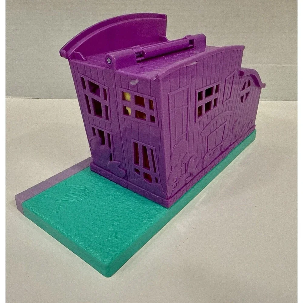 2018 Polly Pocket Pollyville House Playset Mattel Lot w/ Furniture Accessories